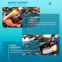Go Kart de Alta Calidad a Precio de Fábrica, Buen Rendimiento, Popular para Parques de Diversiones al Aire Libre