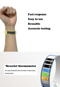 สายรัดข้อมือพร้อมเทอร์โมมิเตอร์แบบแถบ LCD หายากจากโรงงานชูไห่ - Product Image 3