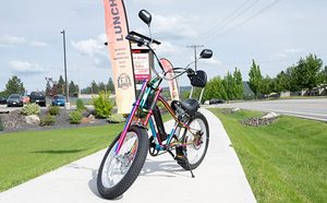 <span class=keywords><strong>JOYKIE</strong></span> 250W 36V Hot Retro Beach Cruiser Ebike 20 ''26'' Fat Tire Bicicleta Eléctrica Fat <span class=keywords><strong>Bike</strong></span> para Hombre - Product Image 3