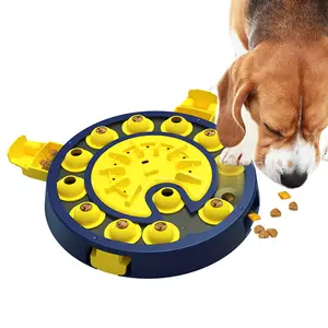 2023新しいインタラクティブおもちゃIqディスペンサートレーニングスローフィーダーボウルパズル犬のためのおもちゃを食べる