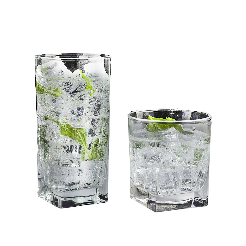 Wholesale cheap transparent drinking glass cup whiskey glass cup water glass cup