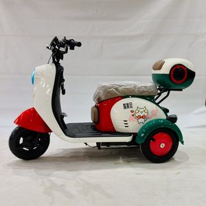 Logo OEM personnalisé Mini Adultes Trike 3 Roues Cyclomoteur Scooter 48V 600W Tout-Terrain Tricycle Électrique Léger avec Siège Enfant Panier Arrière - Product Image 4