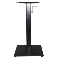 Base de table réglable à manivelle réglable en hauteur manuelle personnalisée en gros avec mécanisme de levage
