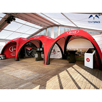 Usine en gros haute performance personnalisé grand événement tente gonflable modulaire consolidé air dôme chapiteau auvent en vente