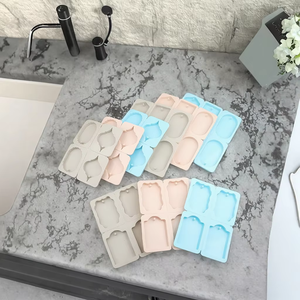 <span class=keywords><strong>Moule</strong></span> en <span class=keywords><strong>Silicone</strong></span> Haute Qualité sans BPA pour Tablettes de Cire Parfumée, Personnalisable OEM avec Votre Logo pour Bricolage de Galets Fondants - Product Image 6