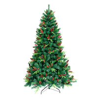 Arbre de Noël rétractable commercial de 10 pieds commercial extérieur de 14 pieds pour la décoration