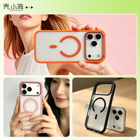 Fabricant de coques de téléphone personnalisées – Coque givrée antichoc magnétique en TPU avec cadre mat pour iPhone 17 Pro Max – Vente en gros OEM