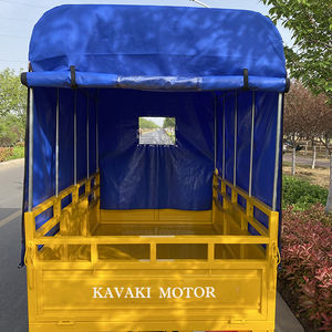 Motocicleta de Carga de Tres Ruedas con Motor de Gasolina, Triciclo Motorizado con Toldo - Product Image 3