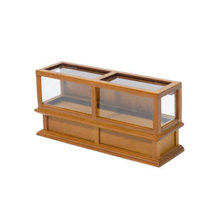 1:12 Miniature DIY Maison de Poupée Modèle Vitrine en Bois pour Supermarché Marchandise Dessert Gâteau Stockage-DIY Toy Style - Product Image 5