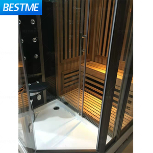 HOT SALE Sauna Steam <strong>Room</strong> <strong>with</strong> Multifunction Shower on Rail - Product Image 3