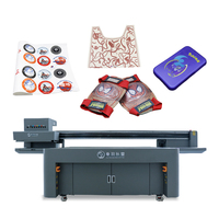 Máquina de impresión de metal acrílico y madera de baldosas de cerámica de vidrio OEM de secado rápido impresora uv de cama plana para la venta máquina impresora de pegatinas