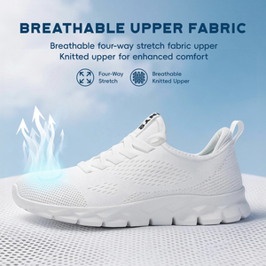 Chaussures décontractées pour hommes Printemps-Été 2026, avec empeigne personnalisée, semelles épaisses rehaussantes, antidérapantes, en denim, design petit blanc tendance - Product Image 4