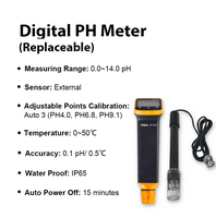 pH-mètre, testeur de pH pour l'eau, sonde remplaçable, plage 0-14pH, étanche IP65, précision 0,1, CE RoHS, fabricant OEM ODM