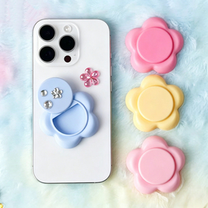 Hot Selling Creative Flower Pink Makeup Palette Box Eyeshadow Blush <b>Compact</b> <b>Powder</b> Container Universal Cosmetic Packaging - Product Image 1