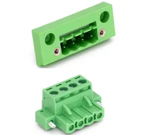 5.08mm Green Color Electric Plug In Terminal Block Connector