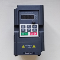 Mini variateur de fréquence compact VFD 0,2-2,2 kW monophasé 220 V et triphasé 380 V avec contrôle SVPWM pour convoyeurs, machines textiles et équipements OEM