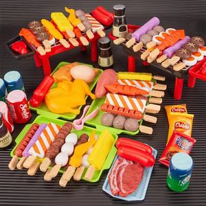 Jouets de cuisine pour enfants : Ensemble barbecue de simulation, ustensiles de cuisson, aliments simulés, jeu de rôle éducatif, cadeau - Product Image 2