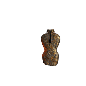 Jarrón Decorativo de Hierro Dorado para Mesa, Estilo Art Deco, para Hogar y Hotel, para Arreglos Florales Secos - Product Image 1