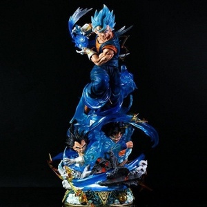 2025 Offre Spéciale 45cm Dragon DBZ Super Saiyan Vegetto avec lumière dessin animé Anime Statue PVC figurine Collection de poupée - Product Image 1