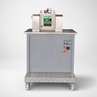 Machine de granulation de plastique, broyeur à deux rouleaux pour carbonate de calcium, mélangeur de composés CaCO3 et talc, granulation pour tests en laboratoire C