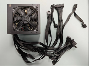 Fuente de Alimentación para Juegos ATX de Alta Potencia de 550W, Fuente de Alimentación para Tarjetas Gráficas de 550W, Compatible con Placas Base para Juegos, Fuente de Alimentación de Alta Potencia de 550W AT - Product Image 4