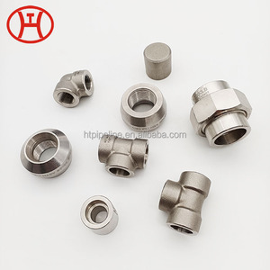 Asme B16 11 dimensioni <span class=keywords><strong>Hastelloy</strong></span> C276 1 pollice filettato <span class=keywords><strong>Tee</strong></span> 4 presa di saldatura di accoppiamento - Product Image 6