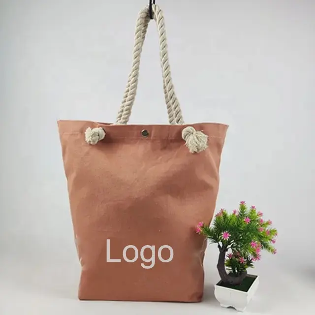 Borsa Tote in tela di cotone da spiaggia oversize personalizzata borsa per la spesa riutilizzabile in tela di cotone Tote Bag personalizzate