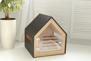Sanctuaire pour animaux de compagnie moderne, chic et confortable, un habitat élégamment conçu pour vos animaux bien-aimés, offrant un confort et une élégance ultimes - Product Image 3