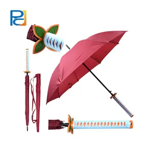 Dämonentöter Kochou Shinobu Anime-Regenschirm für Cosplay Sonnenregenschirme zum Gehen