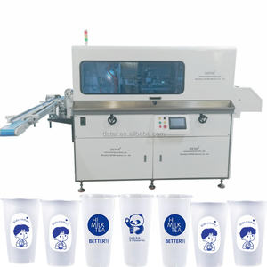 דיוק גבוהה לגמרי מכונת דפוס הדפסה אוטומטית שתוכננה במיוחד להדפסה על בקבוקי זכוכית ומיכלים אליפסה - Product Image 2