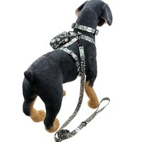 Ensemble de harnais réglable pour chien, sans traction tactique, conception de collier pour animaux de compagnie, en néoprène personnalisé, anti-fuite, harnais de luxe pour chien