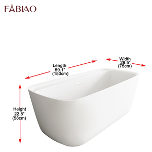 Prix de gros d'usine CUPC approuvé nouveau type de <span class=keywords><strong>baignoire</strong></span> autoportante pour adulte Banheira - Product Image 6