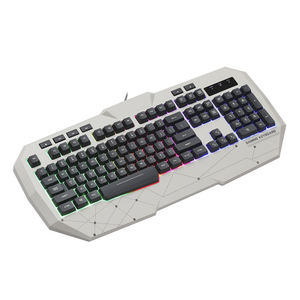 Prestigious Quality Anti-Ghosting Full Size Led Backlit <b>Wired</b> RGB Programmable USB Type-C Membrane PC 104 Key Gaming <b>Keyboard</b> - Product Image 1