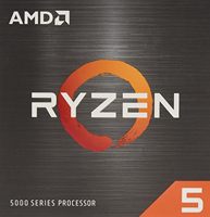Processeur de bureau AMD Ryzen 5 5500 6 cœurs 12 threads débloqué 3,5 GHz 55 nm avec refroidisseur Wraith Stealth, nouveau socket AM4
