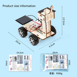 Sáng Tạo Tự Làm Bằng Tay Năng Lượng Mặt Trời Mặt Trăng Xe Gỗ Chất Liệu Cho Trường Tiểu Học Khoa Học Giáo Dục & Thử Nghiệm Mới Đồ Chơi Hơi Nước - Product Image 3