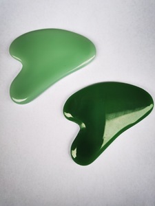 Wholesale Best Green Aventurine Real <b>Jade</b> Gua Sha Face <b>Roller</b> Massage Gau Sha Stone Face <b>Roller</b> Massager - Product Image 4