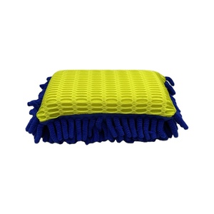 Éponge réutilisable en Microfibre, chiffon de nettoyage, éponge de lavage en Microfibre, éponge de nettoyage de voiture avec chiffon - Product Image 3