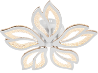 Plafonnier LED Moderne Nordique en Forme de Pétale IP44 6000K, Design Créatif Fleur, pour Chambre et Bureau, Stock Usine, Vente en Gros, Fournisseur Russie