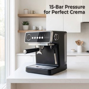 Machine à expresso semi-automatique intelligente <span class=keywords><strong>de</strong></span> haute qualité, multifonctionnelle, pour usage commercial, cafetière <span class=keywords><strong>italienne</strong></span>, système <span class=keywords><strong>de</strong></span> brassage 15 bars, pour voiture et camping-car - Product Image 2