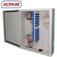 Armoire extérieure en fibre optique IP65 24/36/48/72 voies, boîtier de distribution FTTH mural en fer pour connexion croisée ODF