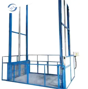 customized 2-10T electric hydraulic cargo lift  factory elevator  warehouse guide rail  cargo elevator  second floor