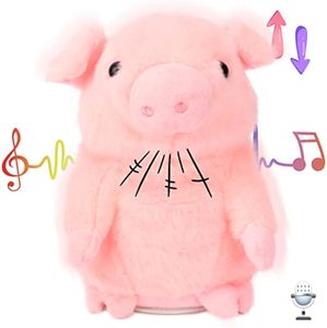 Annuendo giocattolo animato interattivo elettrico che parla regali <span class=keywords><strong>di</strong></span> peluche per bambini che parlano maialino ripete quello che dici giocattolo - Product Image 1
