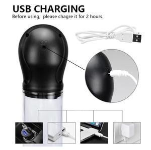 Bomba de Pene Recargable, Juguetes Sexuales para Hombres, Bomba de Vacío para Agrandamiento del Pene, Agrandador de Pene, Masajeador de Glándulas y Testículos, Masturbadores Masculinos - Product Image 4