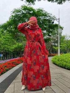 Dernière mode Robe musulmane islamique pour femme Robe musulmane modeste de style traditionnel pour femme - Product Image 6