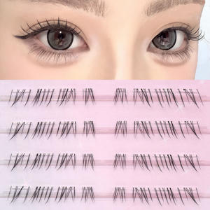 Nueva <span class=keywords><strong>Serie</strong></span> 6, Pestañas Inferiores Autoadhesivas Negras <span class=keywords><strong>de</strong></span> 6 Filas, Sin Necesidad <span class=keywords><strong>de</strong></span> Pegamento, Estilo Natural Largo <span class=keywords><strong>de</strong></span> 6-8 mm, Marca Privada del Proveedor, Pestañas Pre-encoladas - Product Image 1