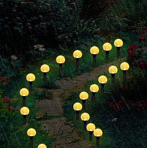 Nuovo Design all'ingrosso decorazioni natalizie 10/15/20/30 palline impermeabili lampada fata luce solare a bolle per il percorso del Patio - Product Image 4