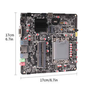 Placa base de control industrial duradera <span class=keywords><strong>Mini</strong></span> <span class=keywords><strong>ITX</strong></span> Intel B660 LGA1700 DDR4 SATA M.2 Placa BASE DE <span class=keywords><strong>PC</strong></span> compacta de automatización industrial - Product Image 4