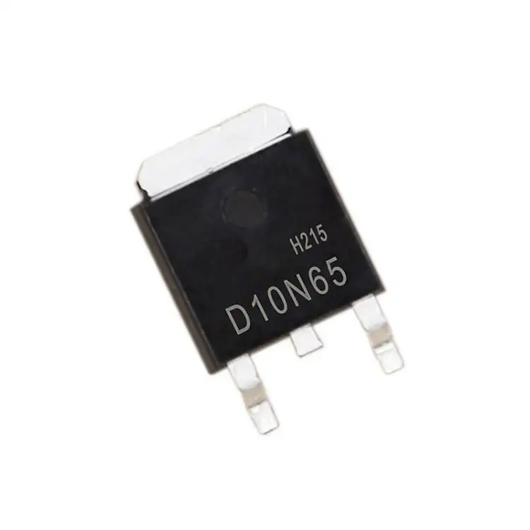 HZWL D10N65 10A 650V TO-252 10N65 트랜지스터 2L52fs SMd 1F 13001 Tta1943 Ttc5200 전력 증폭기 트랜지스터 등가 D10N65