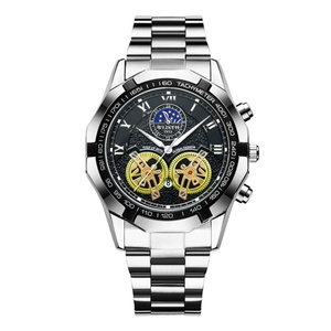 Montre élégante pour hommes d'affaires avec cadran lumineux, étanche, grand cadran, montre à quartz tendance - Product Image 4