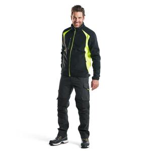 BLAKLADER - 4730251099334XL Veste polaire Noir/Jaune-EAN 7330509591598 VESTES DE TRAVAIL D'HIVER SOFTSHELL ET VESTES REMBOURRÉES - Product Image 3